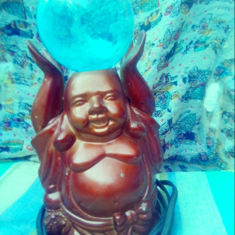 Lumisource Happy Buddha Plasma lamp.